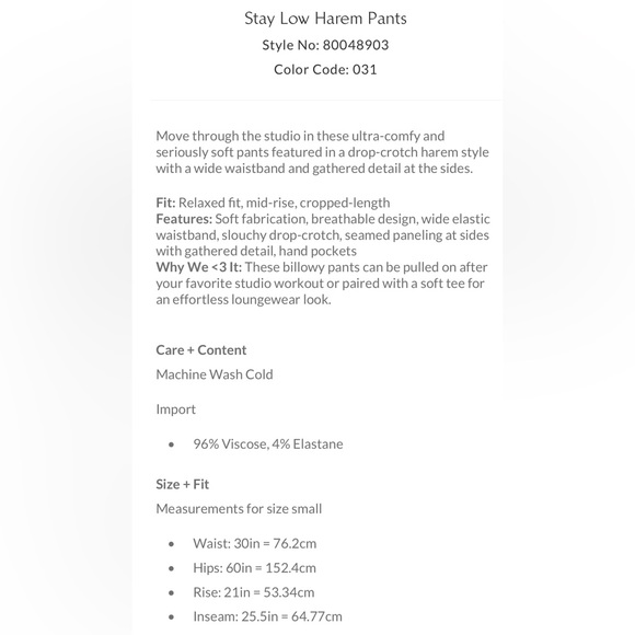 Free People Stay Low Harem Pants - Picture 8 of 8